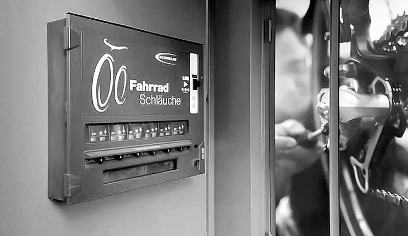 Fahrradschlauch am Automaten kaufen in Hannover