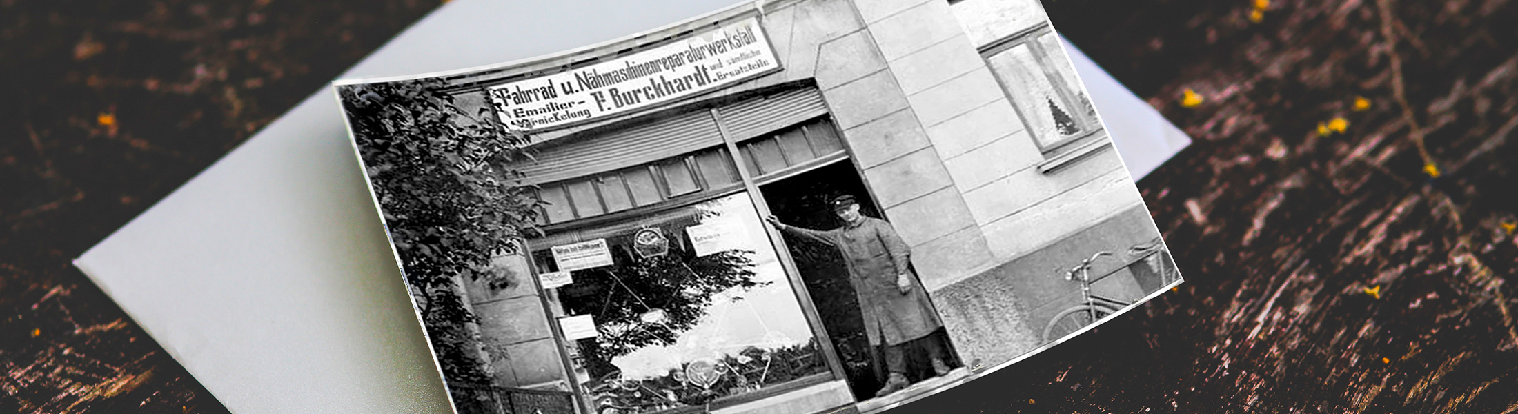 Altes Foto vom Ladengschäft
